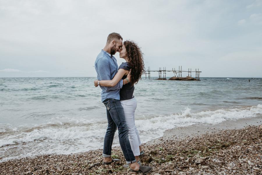 Engagement al mare