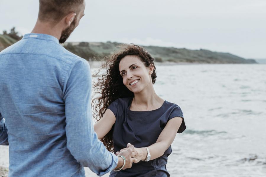 Engagement al mare