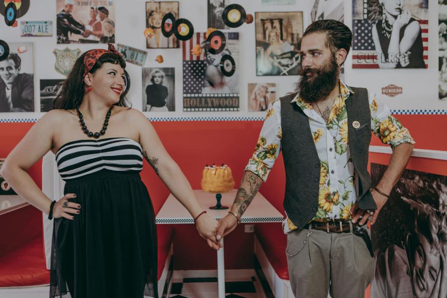 Matrimonio-rockabilly